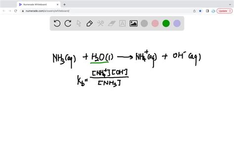 kb of nh3|ChemTeam: Kb: The base ionization constant and five examples。